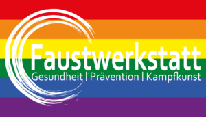 Faustwerkstatt-Logo-auf-Regenbogen
